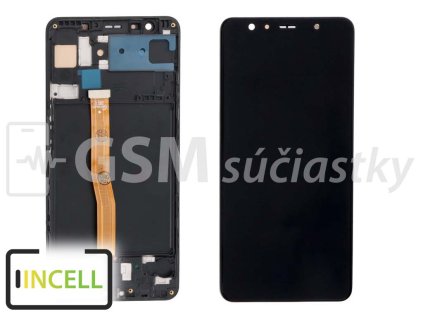 Samsung A750 Galaxy A7 2018 LCD displej + Dotykové sklo a rám