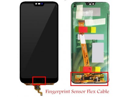 LCD displej + Dotykové sklo Huawei Honor 10 + fingerprint