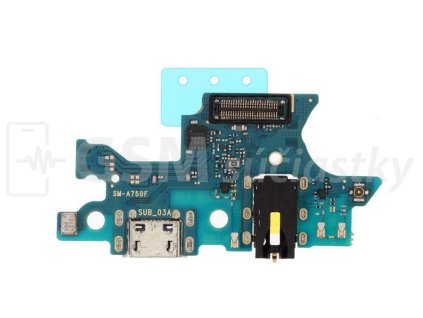 PCB doska Samsung A750 Galaxy A7 2018 nabíjací konektor a mikrofón