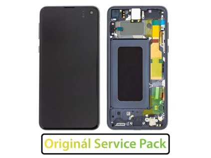 Samsung G970 Galaxy S10e LCD displej + Dotykové sklo a Rám Originál