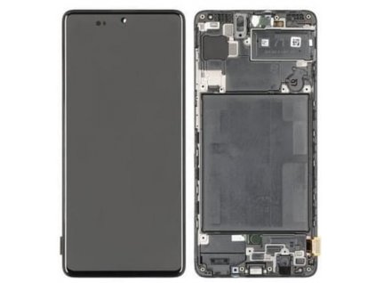 Samsung A715 Galaxy A71 - LCD displej + Dotykové sklo a Rám Originál