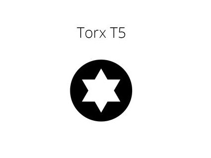 Skrutkovač torx T5 pre malú elekroniku