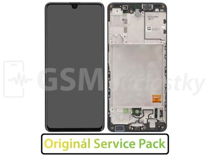 Samsung A415 Galaxy A41 LCD displej + Dotykové sklo a Rám Originál