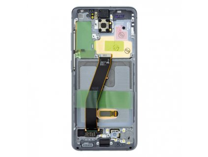 Samsung G980F Galaxy S20 LCD displej + Dotykové sklo a Rám Originál grey