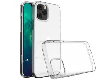 Priesvitné silikónové puzdro iPhone 12, 12 Pro