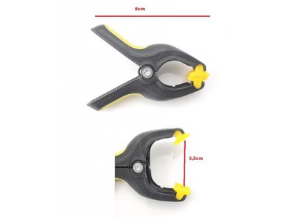 Pružné svorky na displej 4 KS