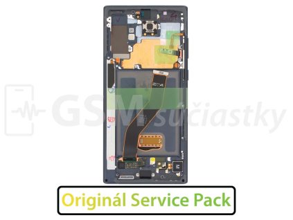 Samsung N975 Galaxy Note 10 Plus LCD displej + Dotykové sklo a Rám Original