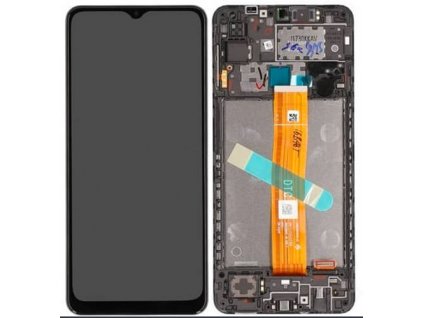 Samsung A127F Galaxy A12 - LCD displej + Dotykové sklo a rám Originál