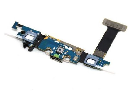 Flex kabel nabijania Samsung G925F Galaxy S6 Edge - nabíjací konekor, mikrofón