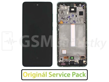 Samsung A528 Galaxy A52s 5G LCD displej + Dotykové sklo a Rám Originál