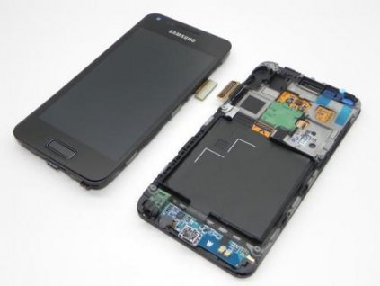 LCD displej  Samsung I9070 Galaxy Advance - Dotykové sklo a Rám