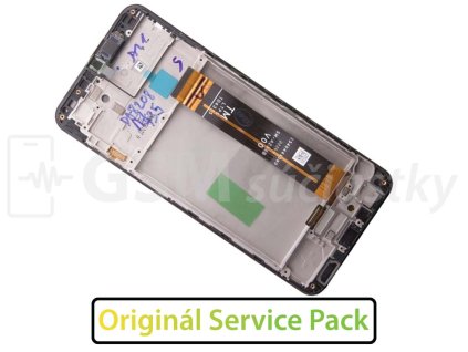 Samsung A236 Galaxy A23 5G LCD displej + Dotykové sklo a Rám Originál