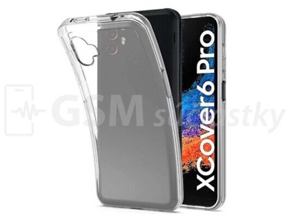 Puzdro priesvitné silikónové Samsung Xcover 6 Pro, G736