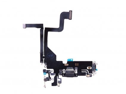 Flex kábel nabíjania iPhone 13 Pro nabíjací konektor, mikrofón black