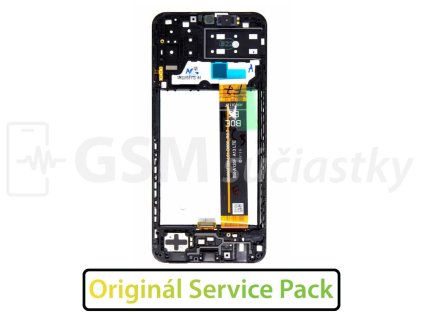 Samsung Galaxy M13 LCD displej + Dotykové sklo a Rám Originál