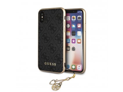 Guess Charms Hard Case 4G Grey pre iPhone X