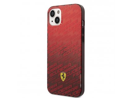 Ferrari Gradient Allover Zadný Kryt pre iPhone 14 Plus Red
