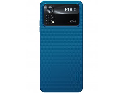 Nillkin Super Frosted Zadný Kryt pre Poco X4 Pro 5G Peacock Blue
