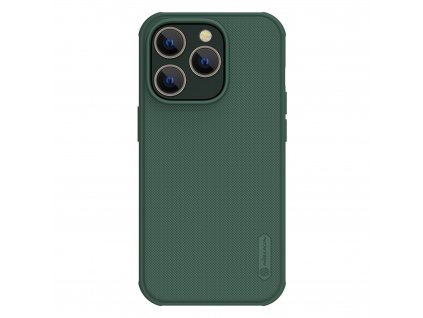 Puzdro Nillkin Super Frosted PRO Zadný Kryt pre Apple iPhone 14 PRO MAX Deep Green (Without Logo Cutout)