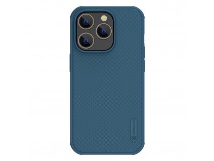 Puzdro Nillkin Super Frosted PRO Zadný Kryt pre Apple iPhone 14 PRO MAX Blue (Without Logo Cutout)