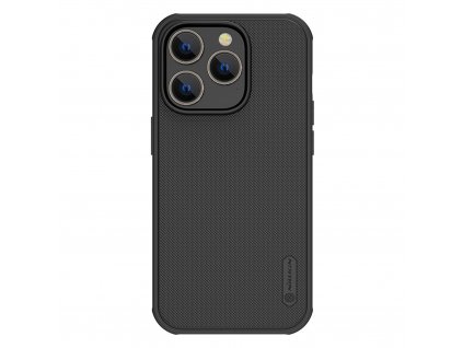 Puzdro Nillkin Super Frosted PRO Zadní Kryt pre Apple iPhone 14 PRO MAX Black (Without Logo Cutout)