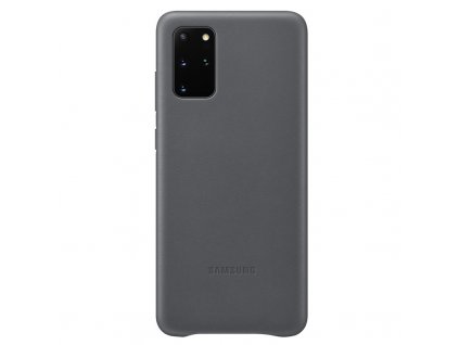 EF-VG985LJE Samsung Kožený Kryt pre Galaxy S20+ Gray