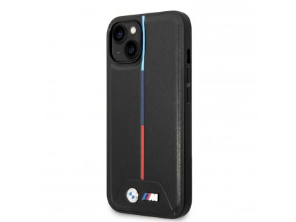BMW M Tricolor Stripe Zadný Kryt pre iPhone 14 Plus Black