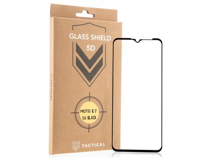 Tactical Glass Shield 5D sklo pre Motorola E7 Black