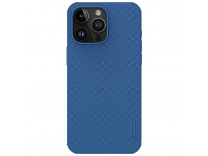 Nillkin Super Frosted PRO Zadný Kryt pre Apple iPhone 15 Pro Max Blue (Without Logo Cutout)