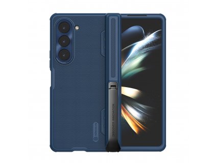 Nillkin Super Frosted FOLD Stand Zadný Kryt pre Samsung Galaxy Z Fold 5 Blue