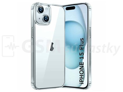 Puzdro priesvitné silikónové Apple iPhone 15 Plus