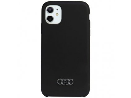 Audi Silicone Zadný Kryt pre iPhone 11/XR Black
