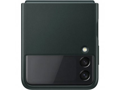 EF-VF711LGE Samsung Kožený Kryt pre Galaxy Z Flip 3 Green
