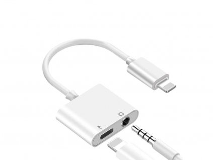 Adaptér Apple Lighting na Lightning + 3,5mm Jack