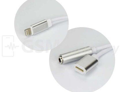 Adaptér Apple Lighting na Lightning + 3,5mm Jack