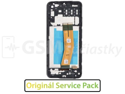 Samsung A145 Galaxy A14 LCD displej + Dotykové sklo a rám Originál