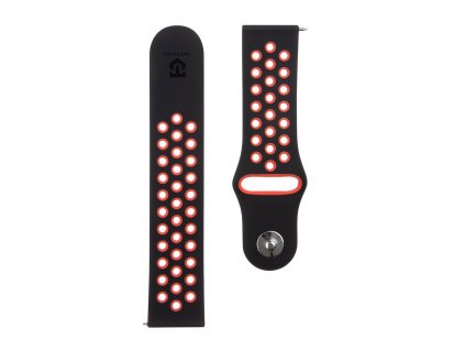 Tactical 711 Double Silikonový Remienok 22mm Black/Red