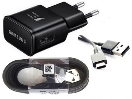 Originál sietová nabíjačka Samsung + USB kábel TYP-C