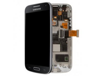 LCD displej + Dotykové sklo a Rám Samsung I9195 Galaxy S4 mini Originál