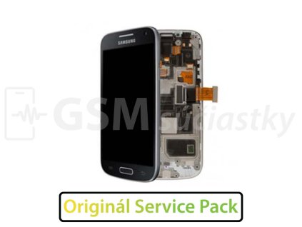 Samsung I9195 Galaxy S4 mini LCD displej + Dotykové sklo a Rám Originál