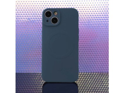 Silikónový kryt s magnetickým nabíjaním Apple iPhone 11, Modrý