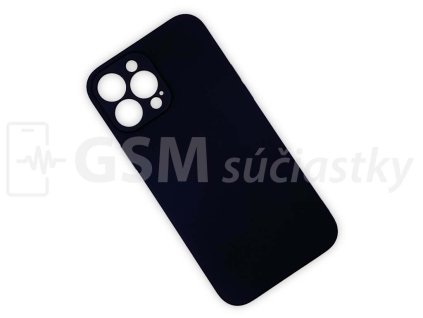 Silikónový kryt na mobil iPhone 13 Pro Max, Čierny