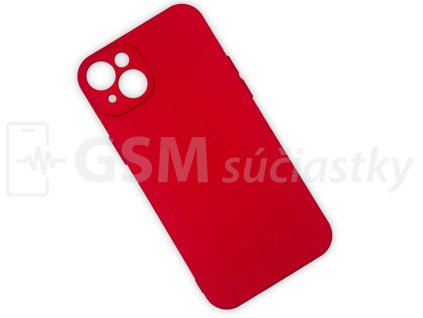 Silikónový kryt na mobil iPhone 15 Plus, Červené