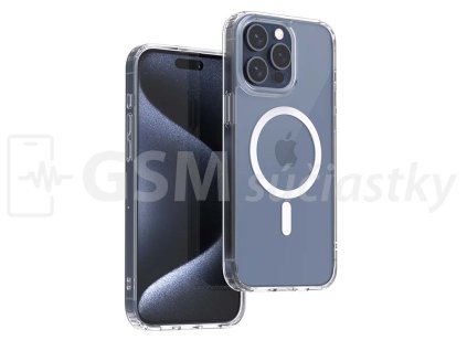 Puzdro MagSafe pre Apple iPhone 15 Pro Max, transparentné