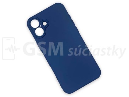 Silikónový kryt na mobil iPhone 16 Plus, Modrý