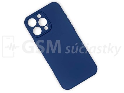 Silikónový kryt na mobil iPhone 16 Pro Max, Modrý