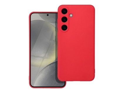 Silikónový kryt červený na Samsung Galaxy S24 Plus 5G