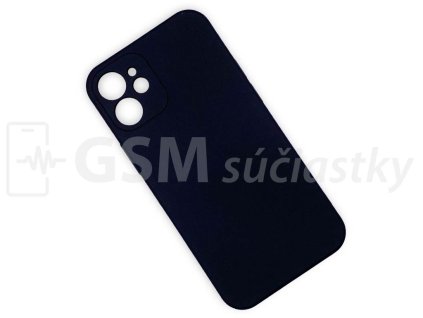 Silikónový kryt na mobil iPhone 12 Mini Čierny