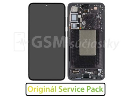 Samsung S926 Galaxy S24 Plus LCD displej + Dotykové sklo a rám Originál