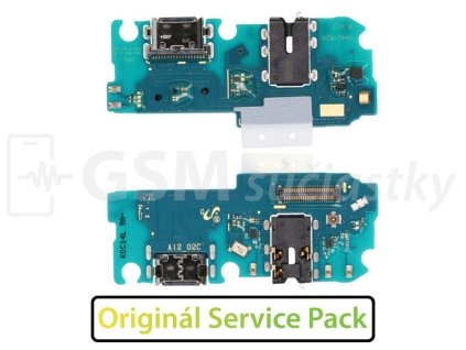 Doska nabíjania Samsung A125, M127 Galaxy A12, M12 nabíjací konektor, mikrofón ORIGINáL